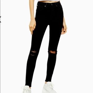 Topshop Moto Jamie skinny Black jeans